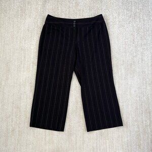 Vintage Style & Co Stripe Crop Pants 14